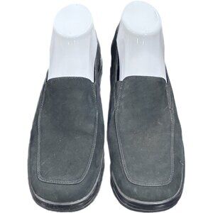 Aerosoles Womens Size 8.5 B Black Leather Slip-On Shoes